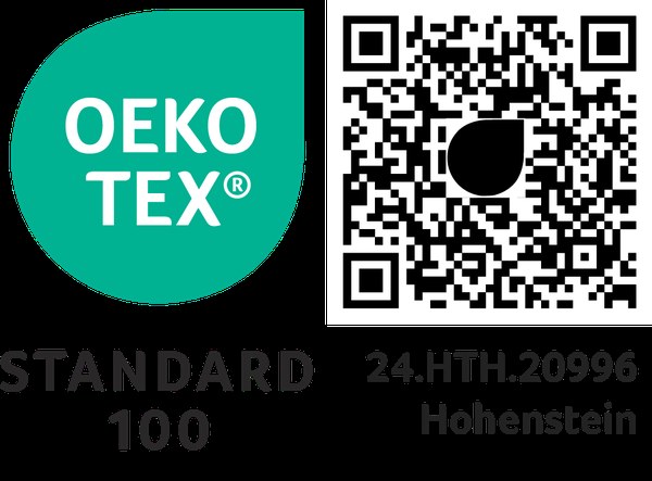 OEKO-TEX Standard 100 — 24.HTH.20996 Hohenstein