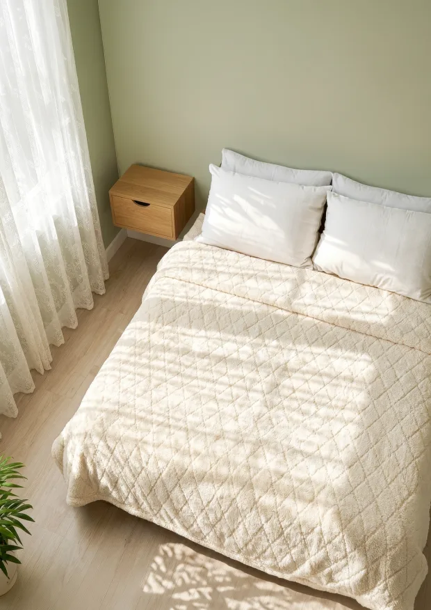 Blankets styled for E-Commerce