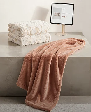 Blankets styled for E-Commerce