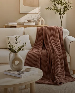 Blankets styled for Home & Living