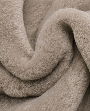 Rabbit Faux Fur Blanket fabric