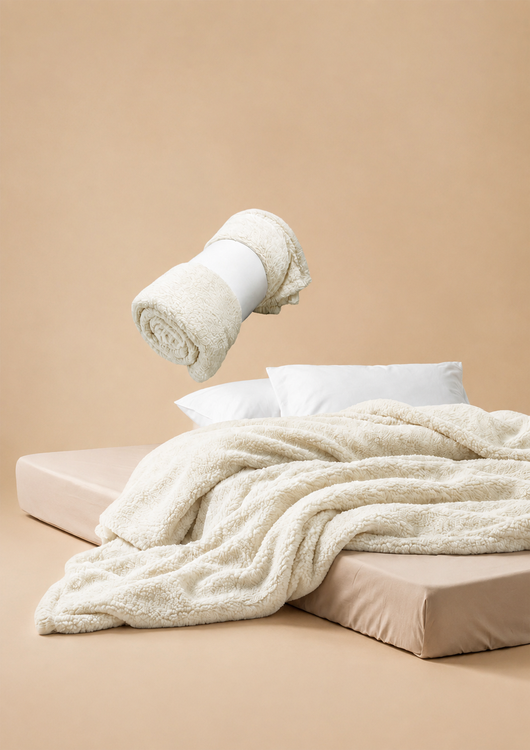 Folded premium blankets