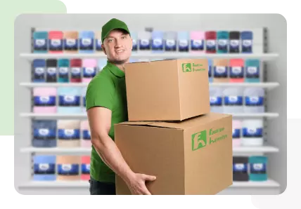 Shipment for custom blanket manufacturing