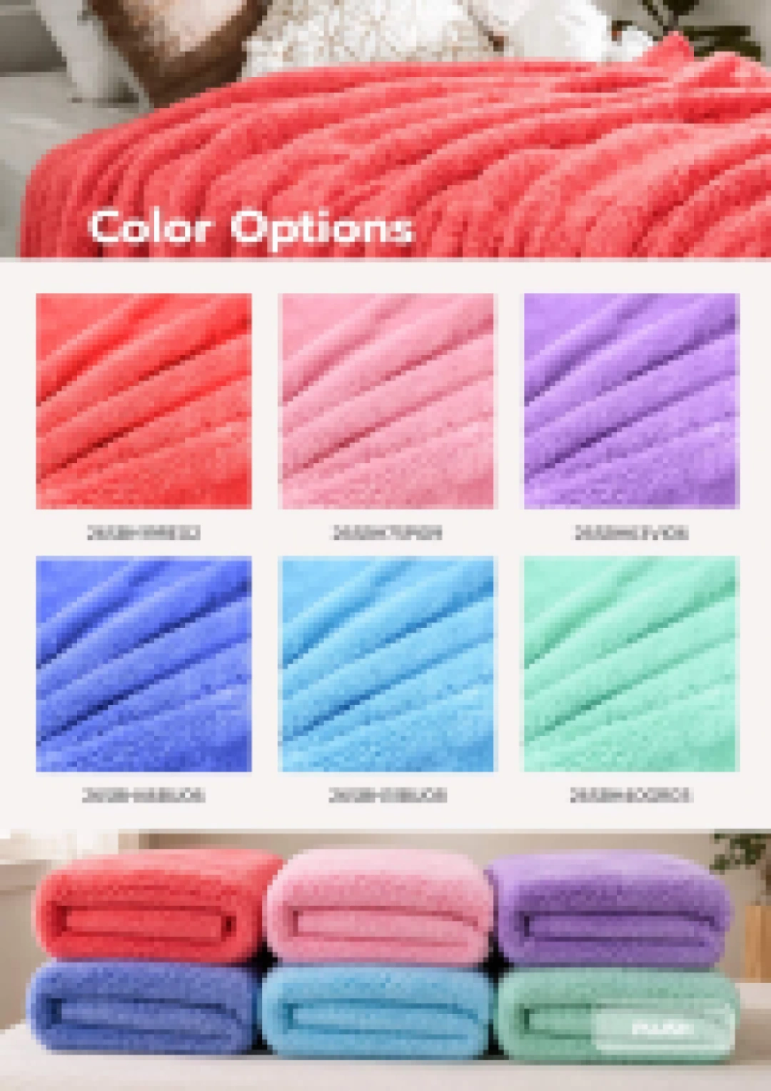 Meadow Spa Throw Collection