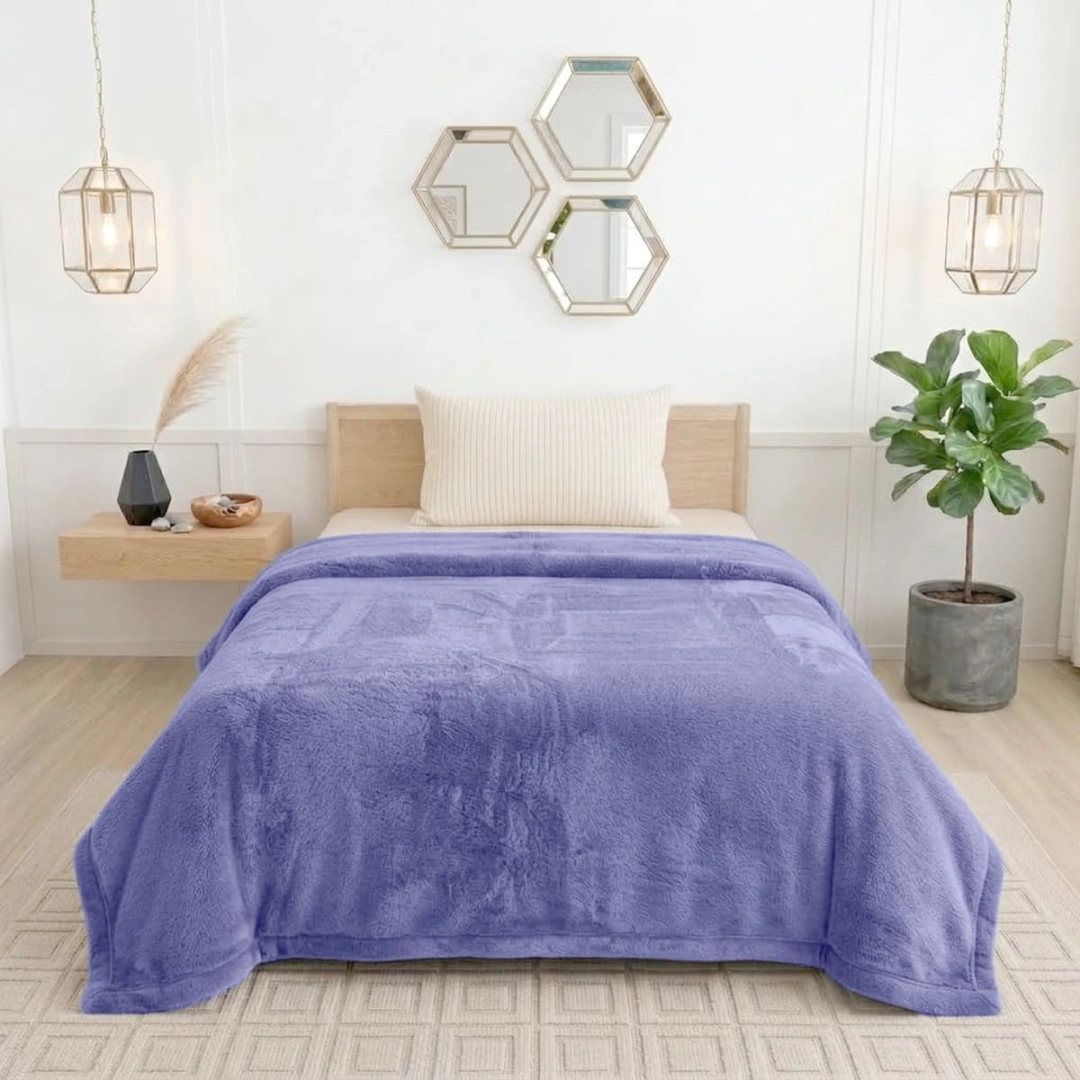 Rabbit Faux Fur Blanket – image 2