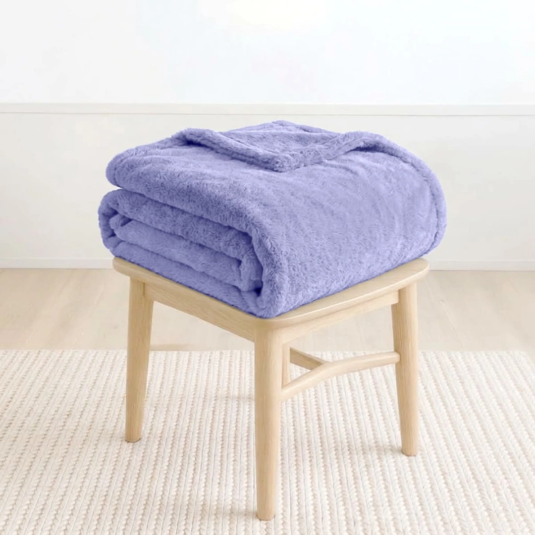 Rabbit Faux Fur Blanket – image 4