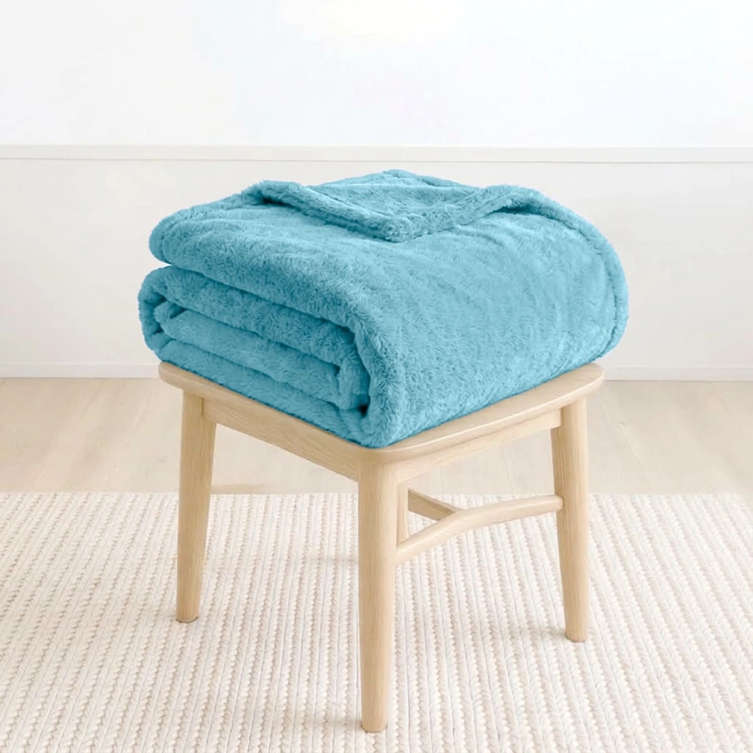 Rabbit Faux Fur Blanket – image 4