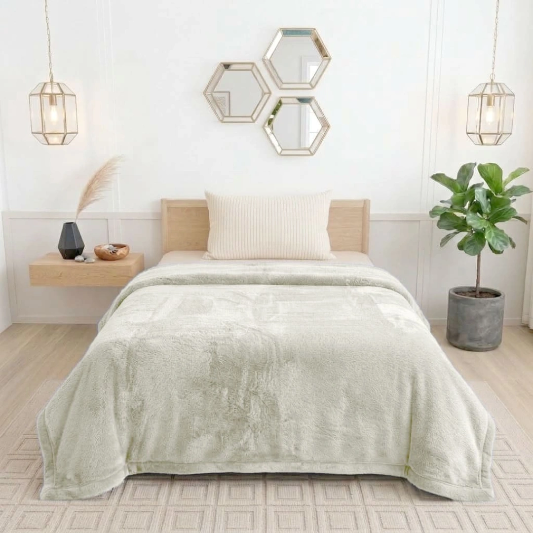 Rabbit Faux Fur Blanket – image 2