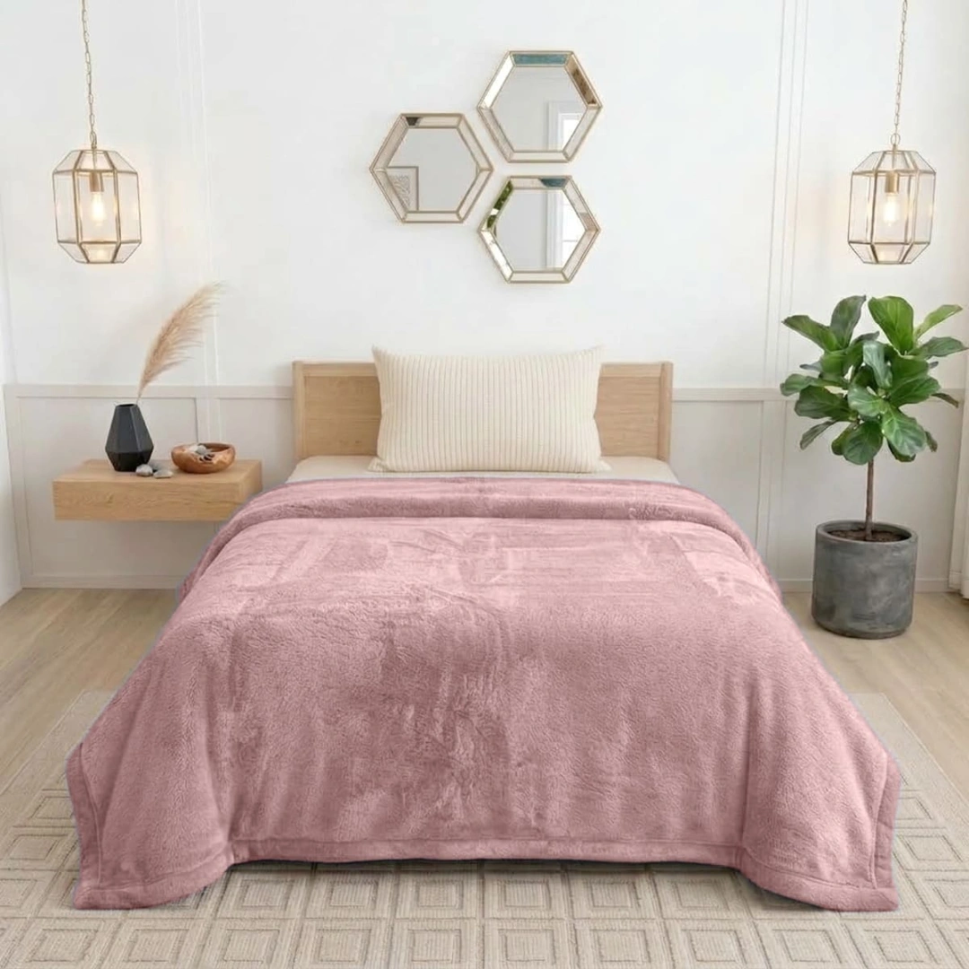 Rabbit Faux Fur Blanket – image 2