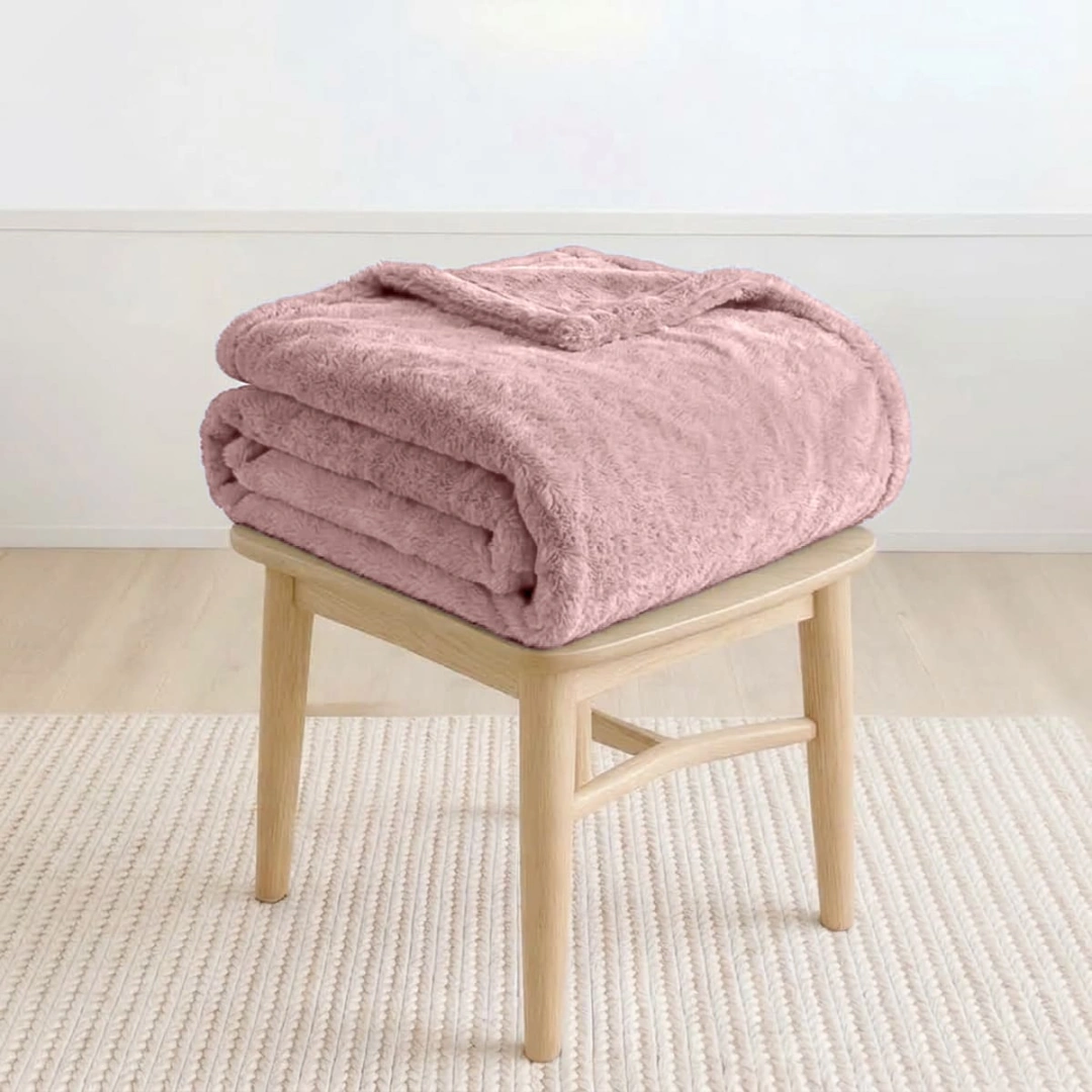 Rabbit Faux Fur Blanket – image 4