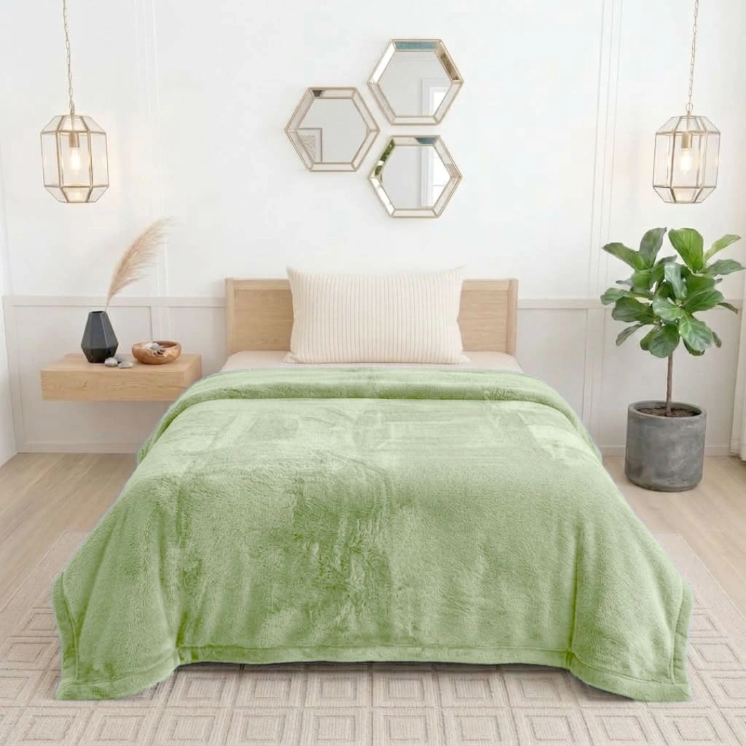Rabbit Faux Fur Blanket – image 2