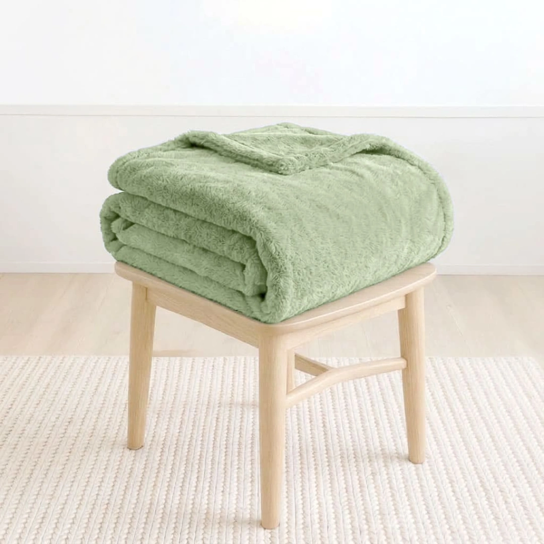 Rabbit Faux Fur Blanket – image 4