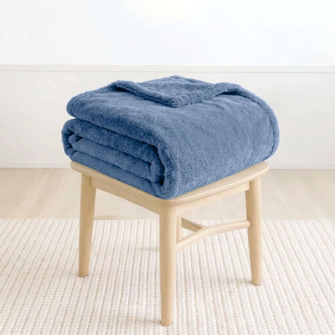Rabbit Faux Fur Blanket – image 4