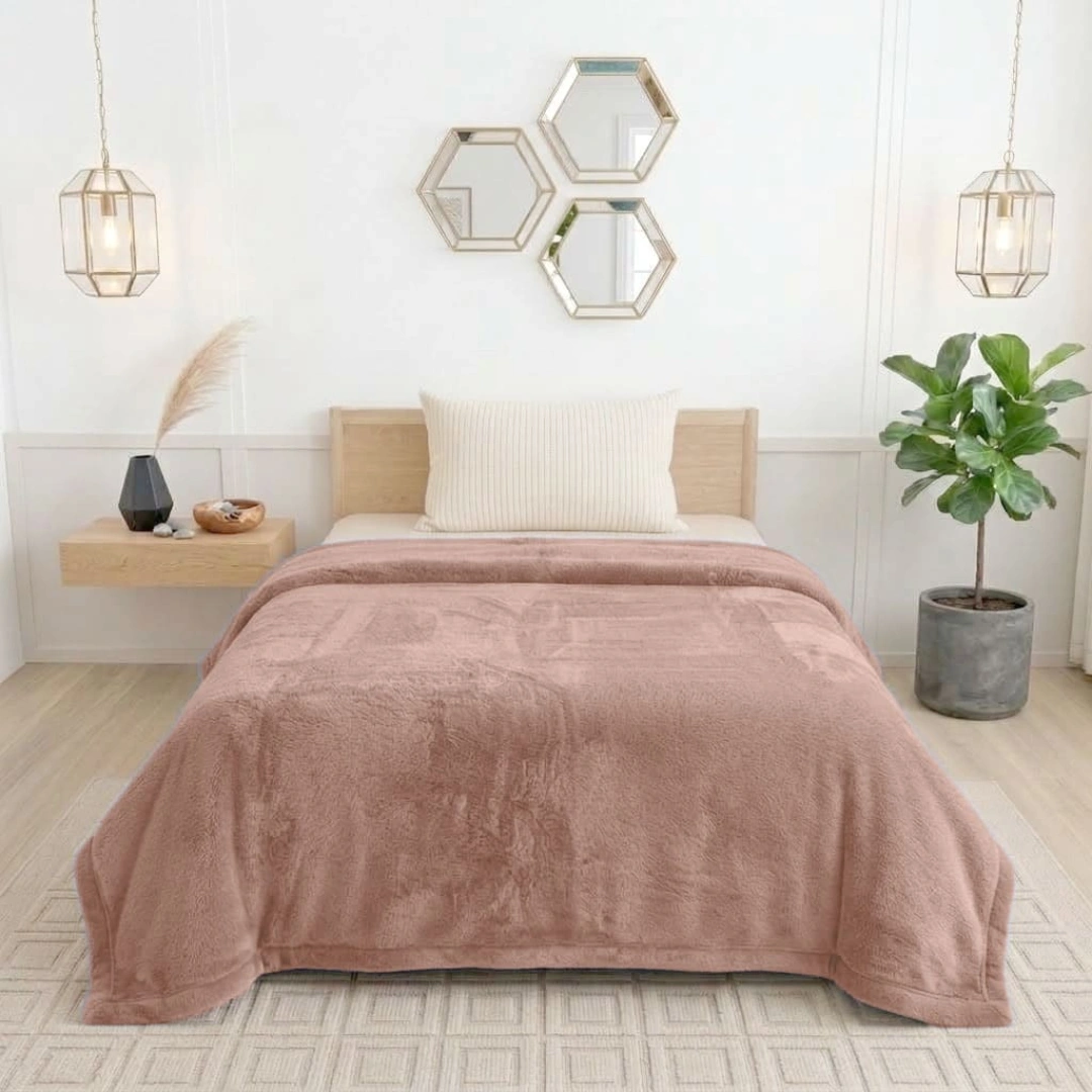 Rabbit Faux Fur Blanket – image 2