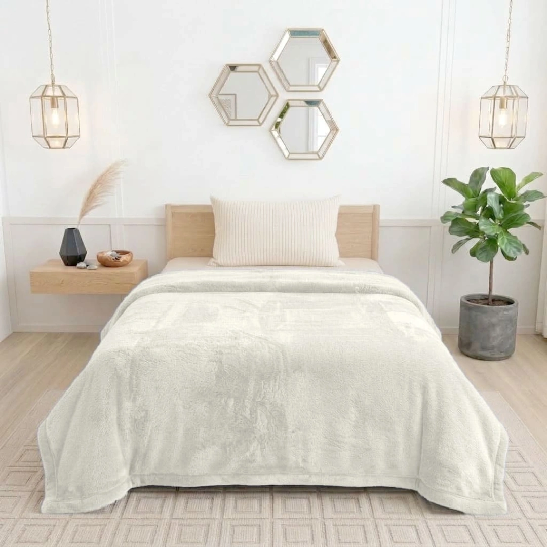 Rabbit Faux Fur Blanket – image 2