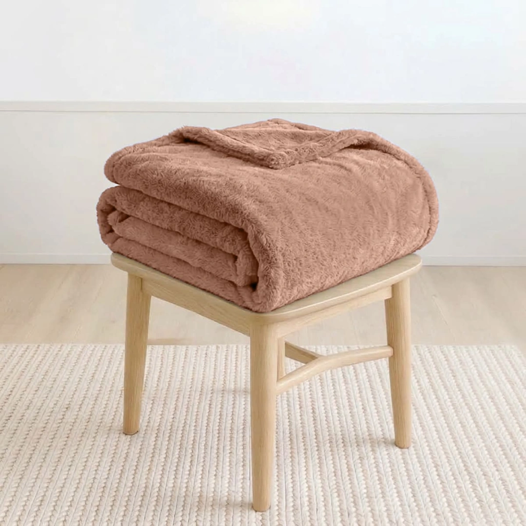 Rabbit Faux Fur Blanket – image 4