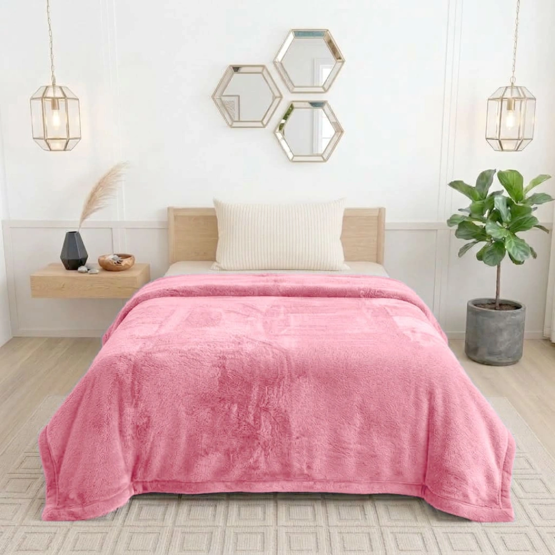 Rabbit Faux Fur Blanket – image 2
