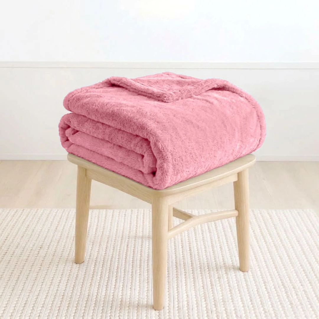 Rabbit Faux Fur Blanket – image 4