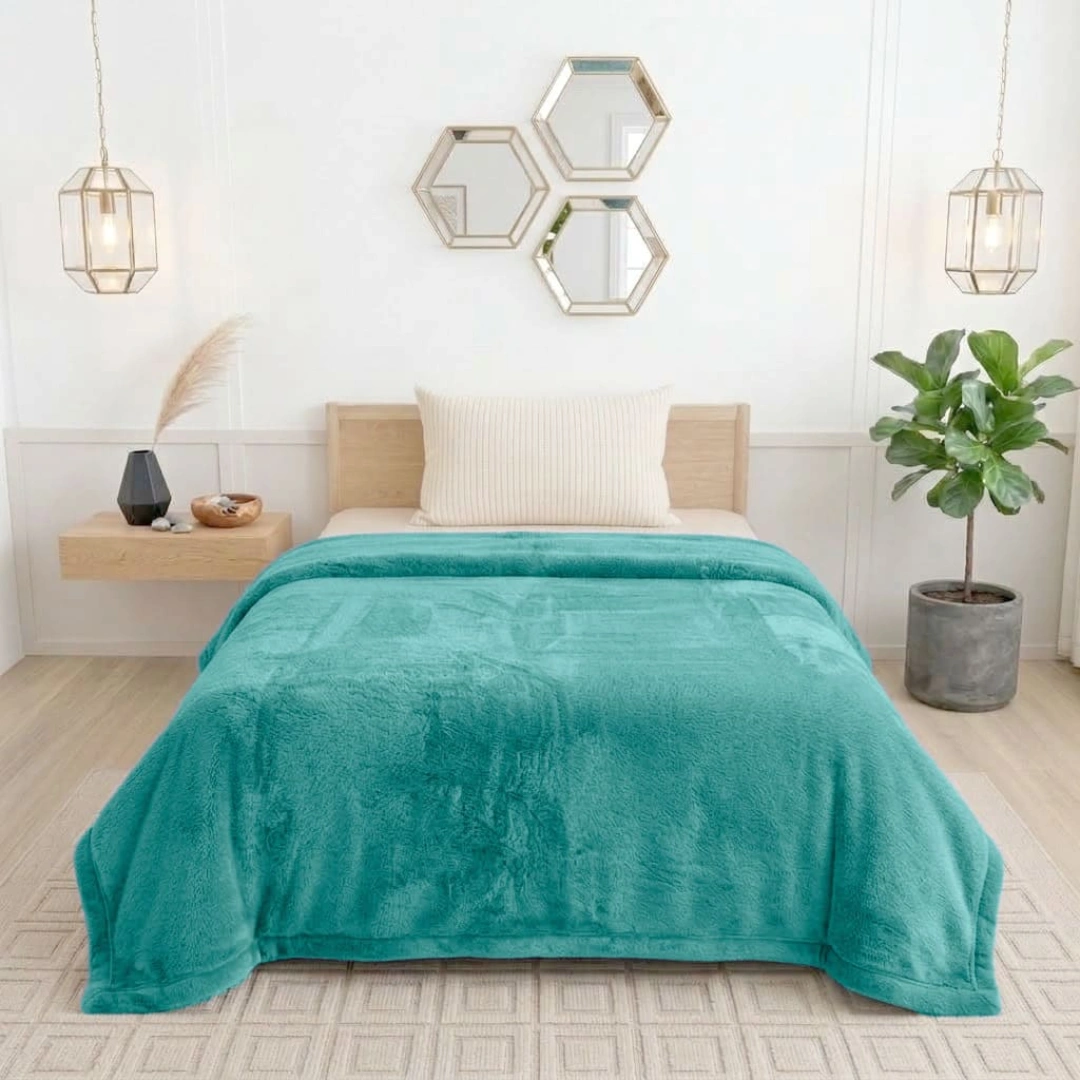 Rabbit Faux Fur Blanket – image 2