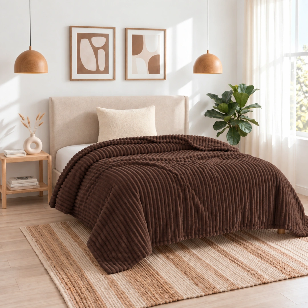 Corduroy Blanket 290 GSM – image 4