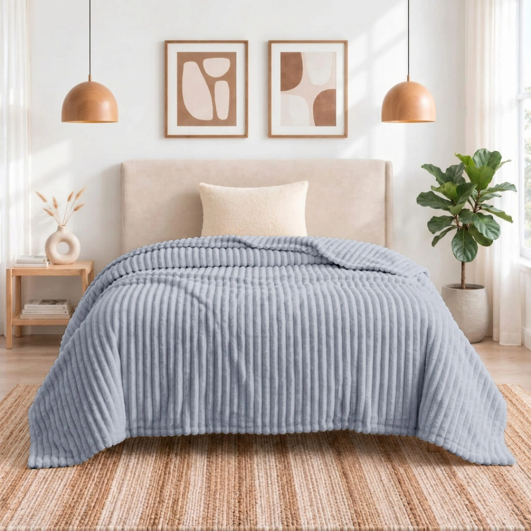 Corduroy Blanket 290 GSM – image 1