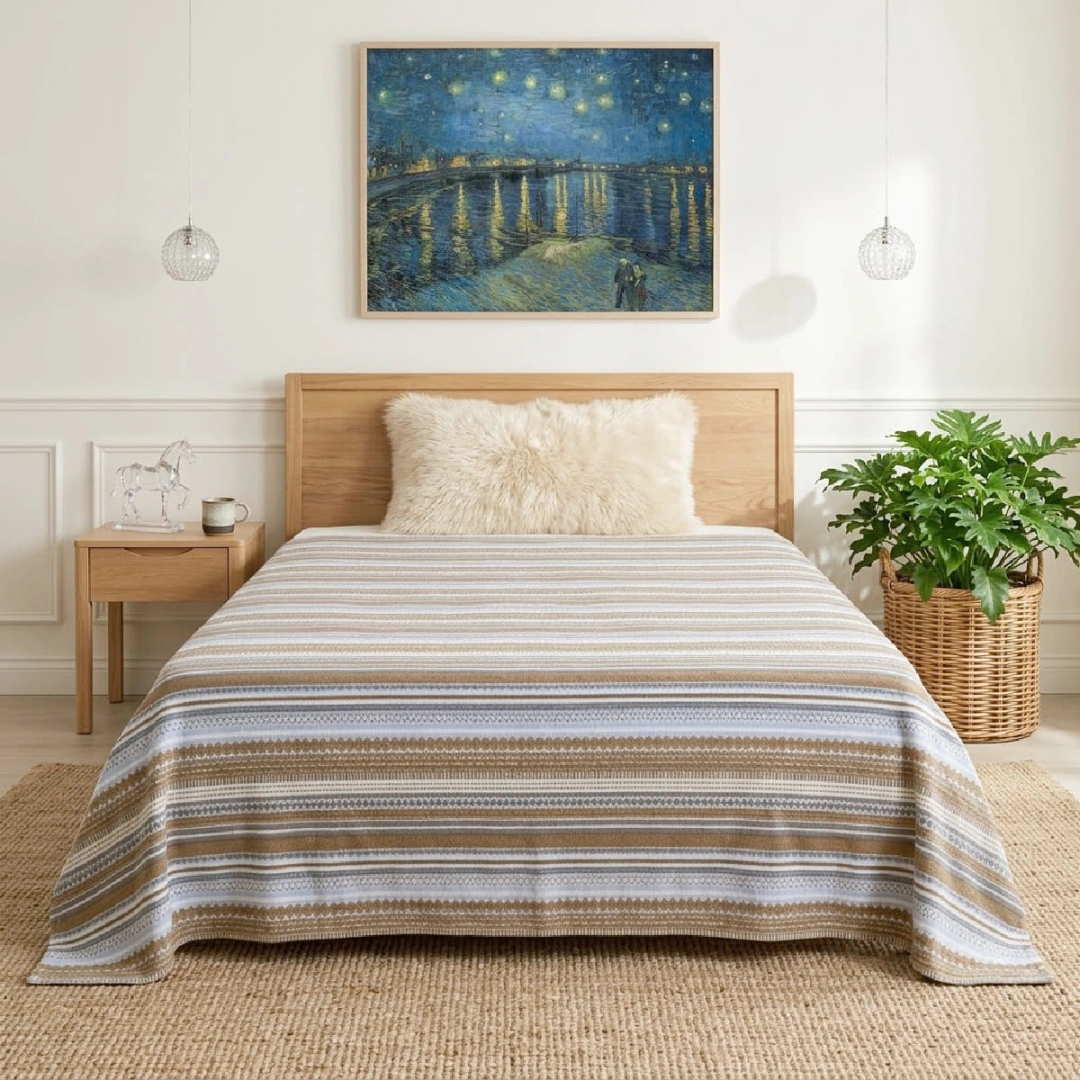 Printed Fleece Blanket – image 1
