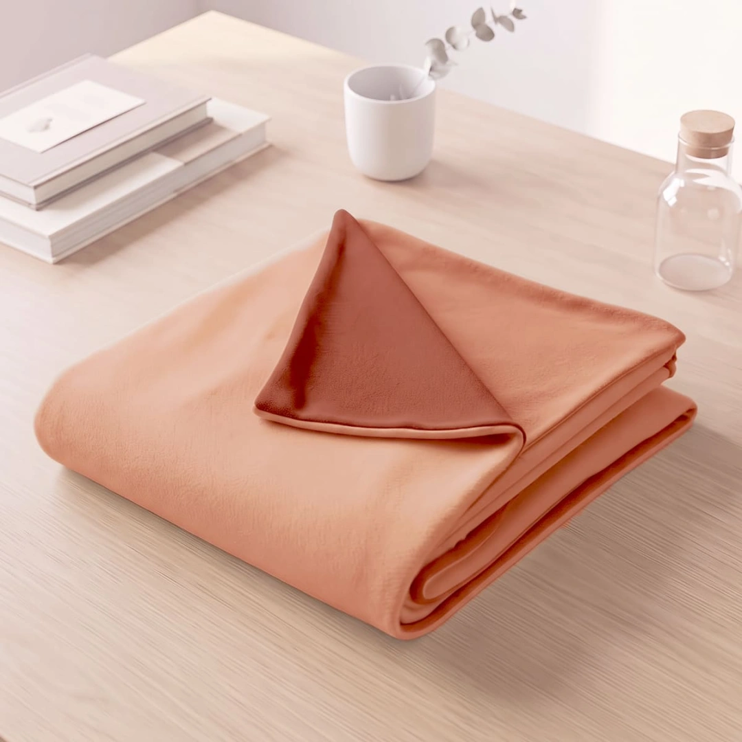 Reversible Fleece Blanket – Two-Tone Reversible Design – image 3