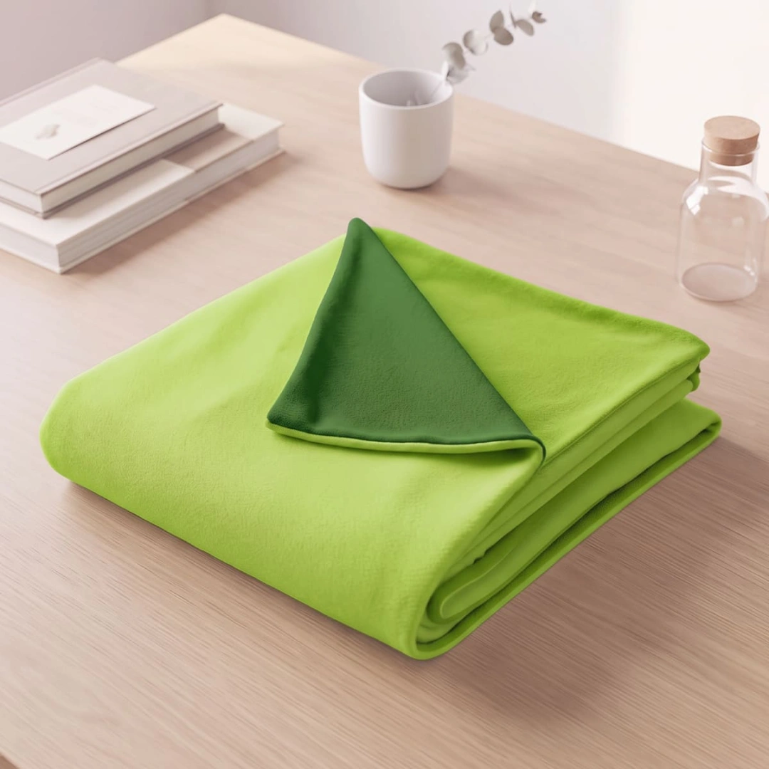 Reversible Fleece Blanket – Two-Tone Reversible Design – image 3