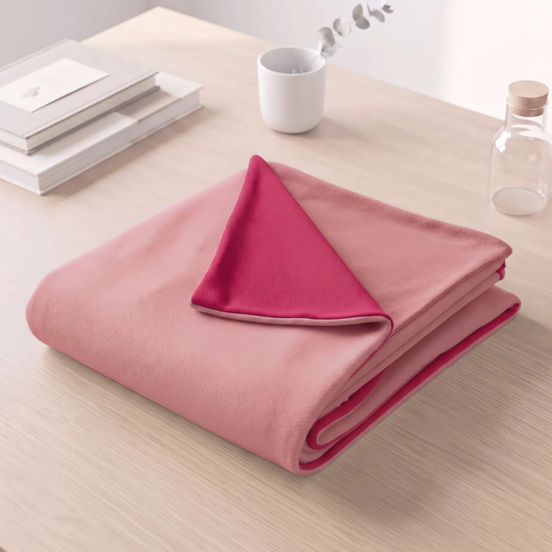 Reversible Fleece Blanket – Two-Tone Reversible Design – image 3