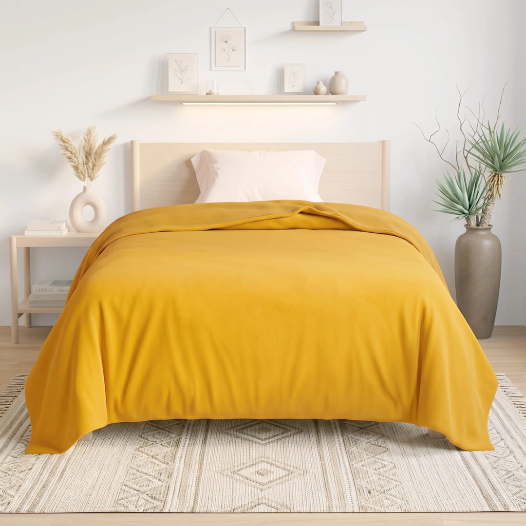 Reversible Fleece Blanket – Two-Tone Reversible Design – image 1