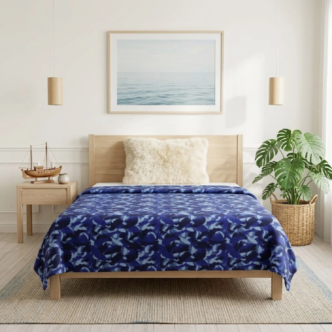 Printed Fleece Blanket – image 1