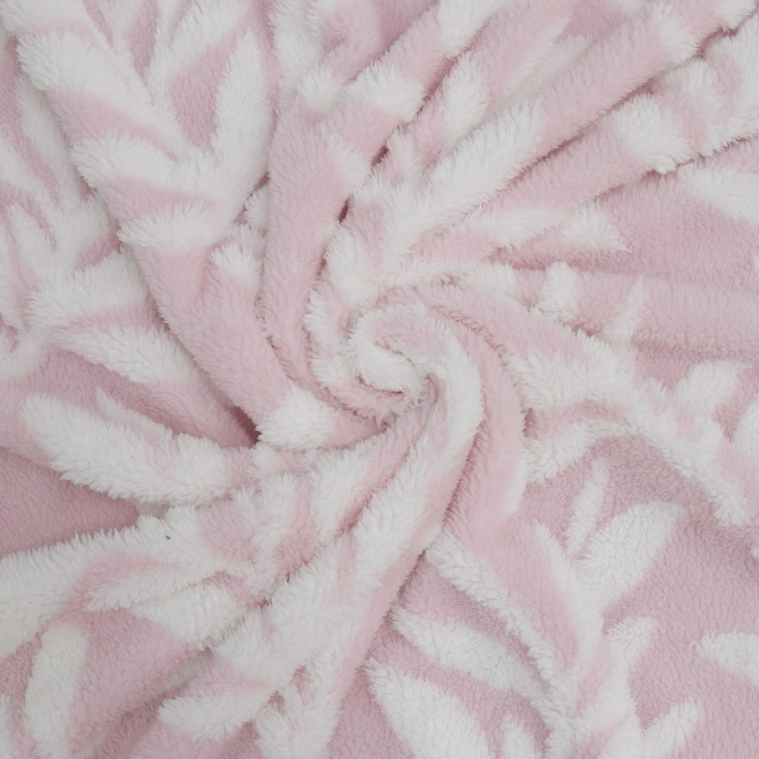 Jacquard Blanket – Leaf Design – image 7