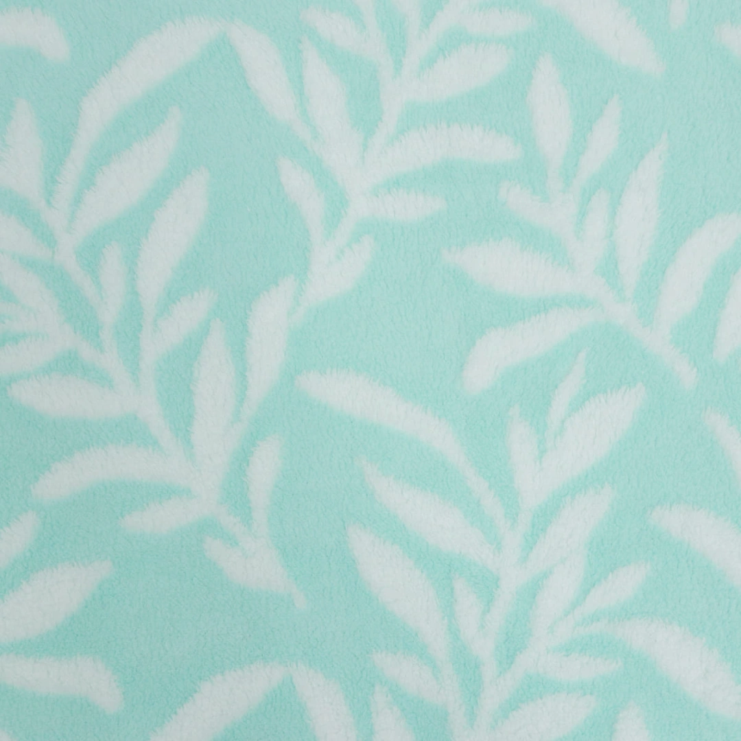 Jacquard Blanket – Leaf Design – image 6