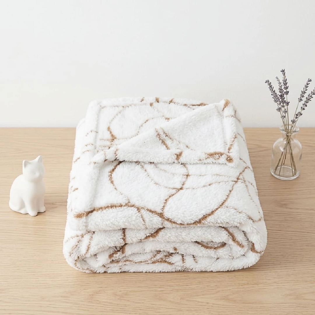 Jacquard Blanket – Stripe Design – image 5