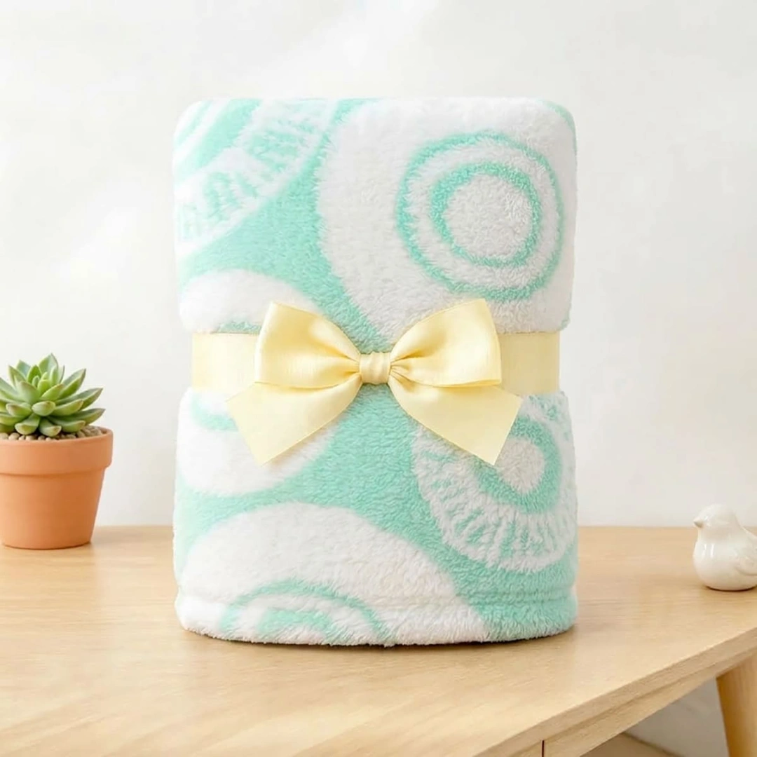 Jacquard Blanket – Circle Design – image 7