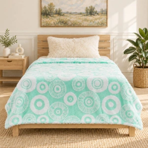 Jacquard Blanket – Circle Design