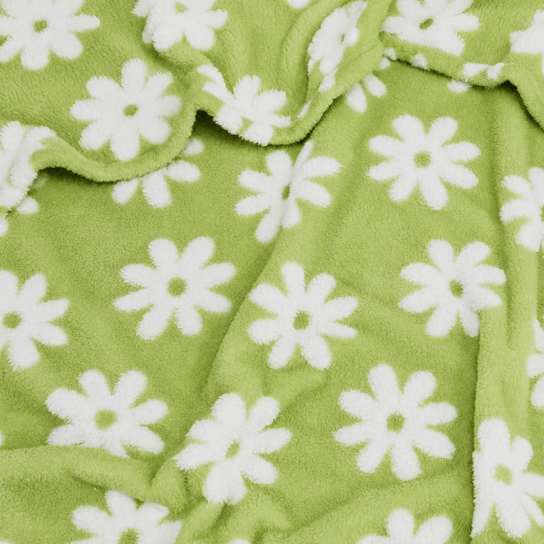 Jacquard Blanket – Daisy Design – image 6