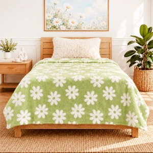 Jacquard Blanket – Daisy Design