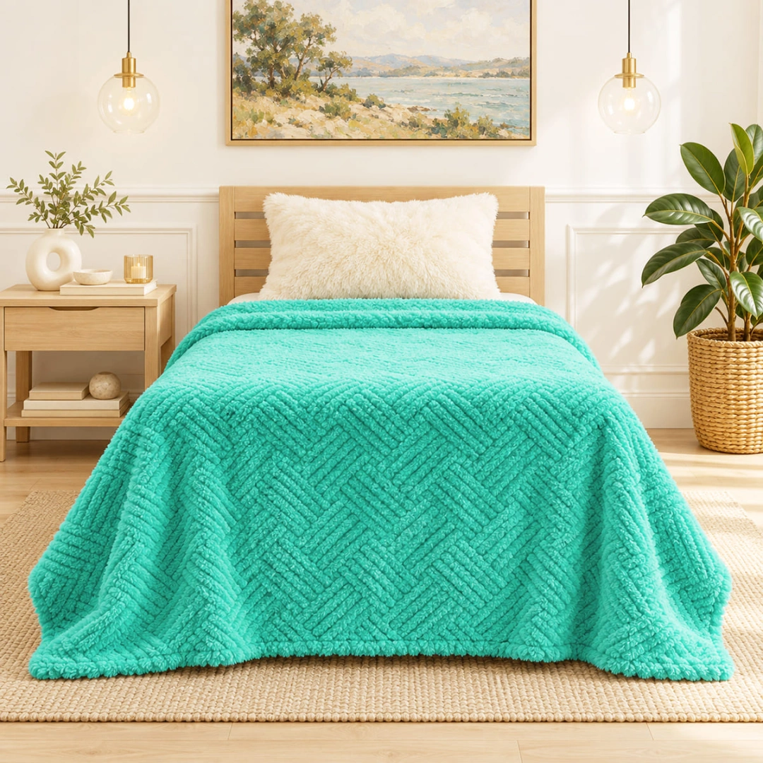 Jacquard Blanket – Woven Design – image 1