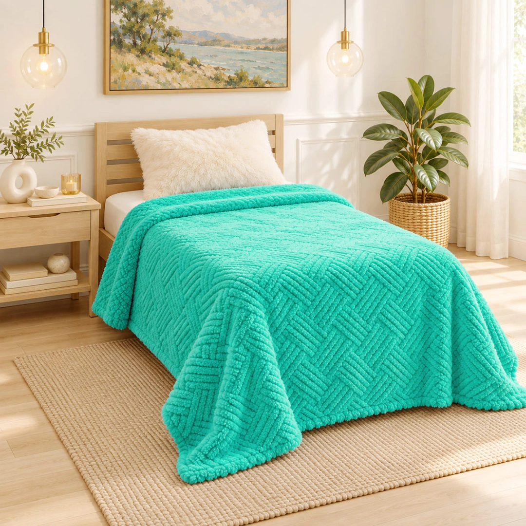 Jacquard Blanket – Woven Design – image 2