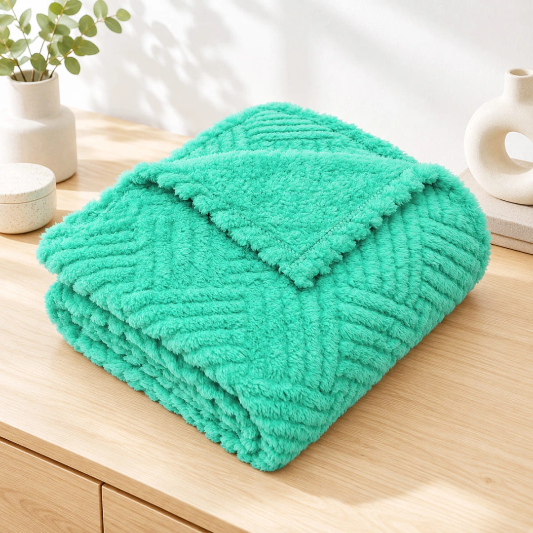 Jacquard Blanket – Woven Design – image 4