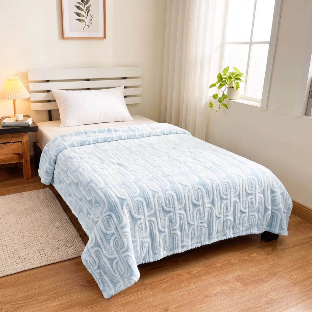 Jacquard Blanket – Chain Design – image 2