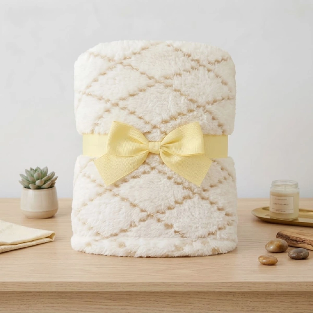 Jacquard Blanket – Diamond Design – image 8