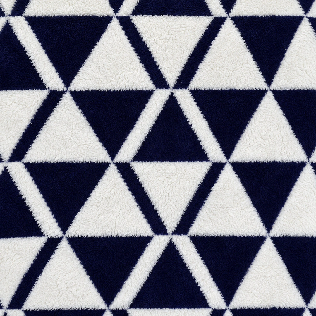 Jacquard Blanket – Triangle Design – image 8