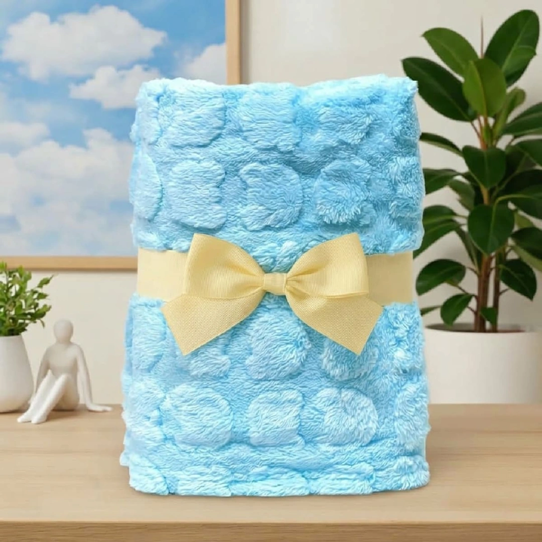 Jacquard Blanket – Cloud Design – image 6