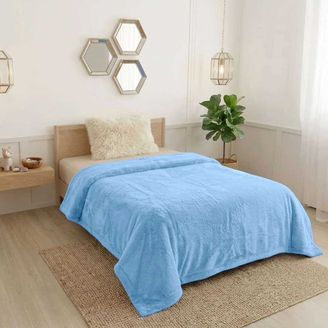 Rabbit Faux Fur Blanket – image 2