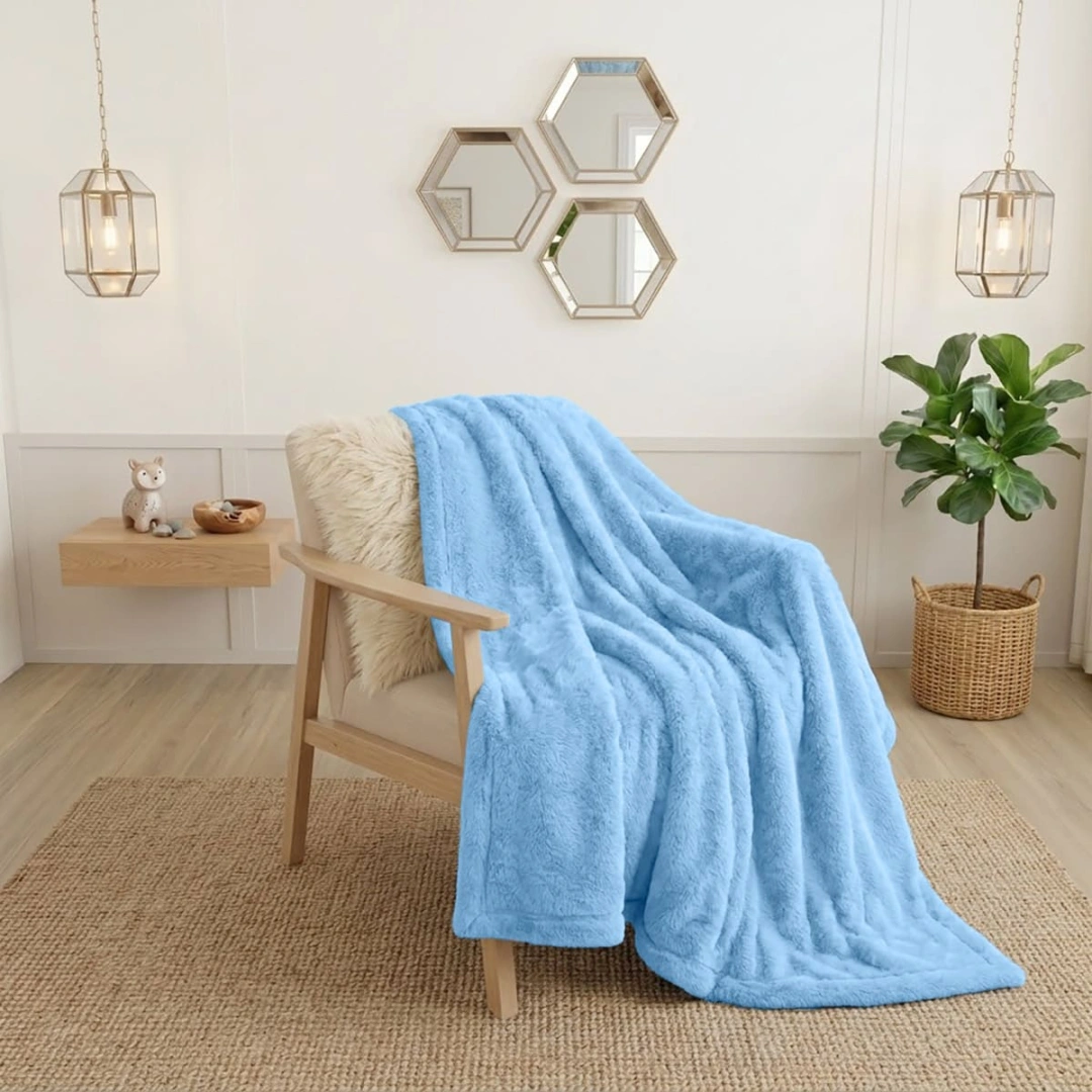 Rabbit Faux Fur Blanket – image 3