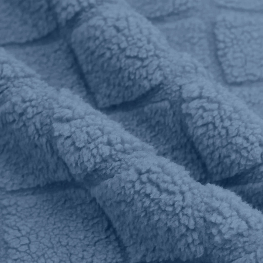 Jacquard Blanket – Grid Design – image 5