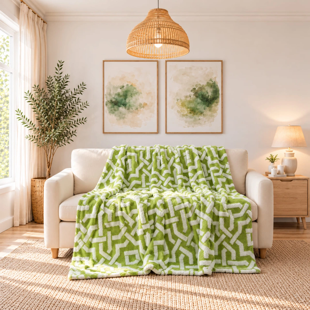 Jacquard Blanket 320 GSM – image 3
