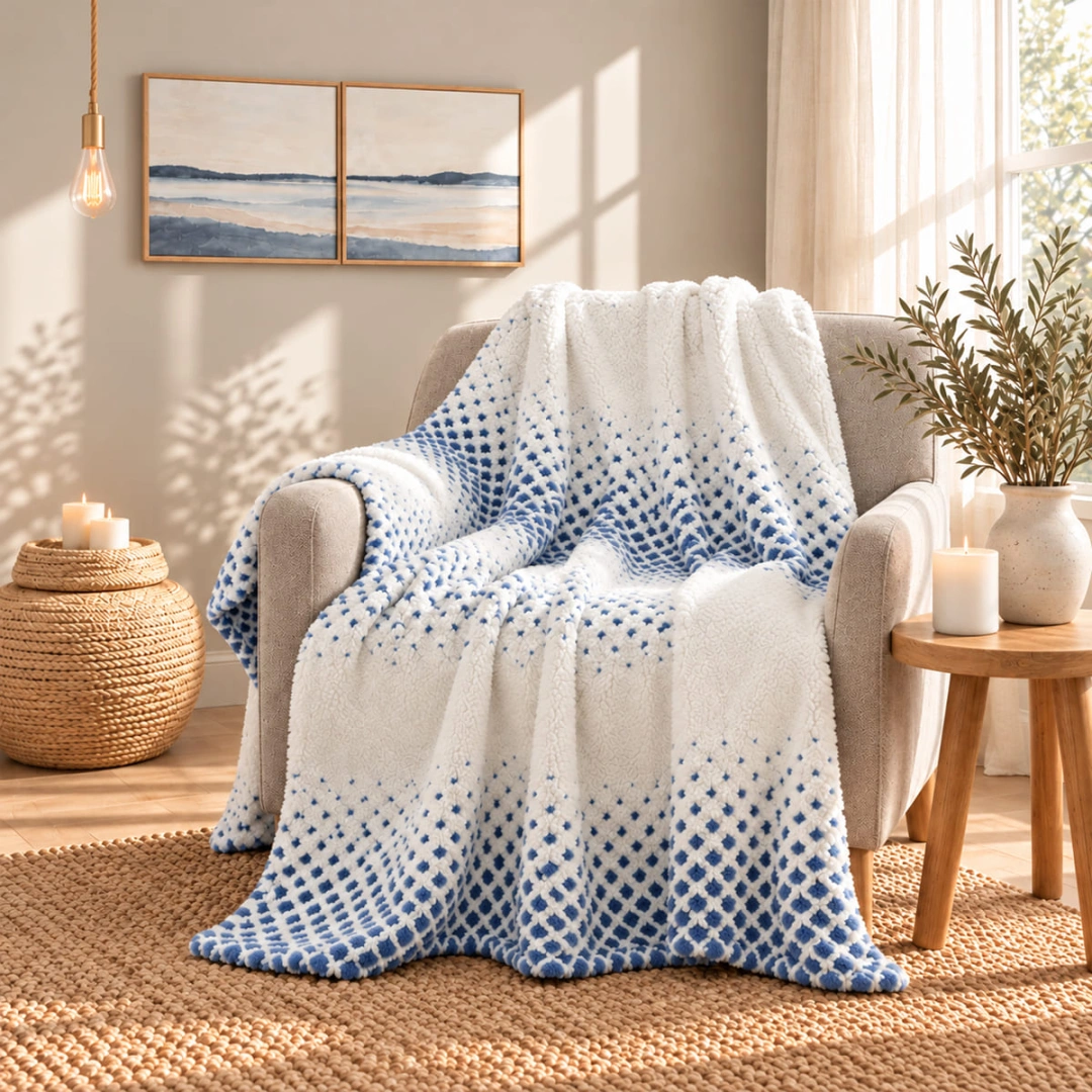 Jacquard Blanket 320 GSM – image 3